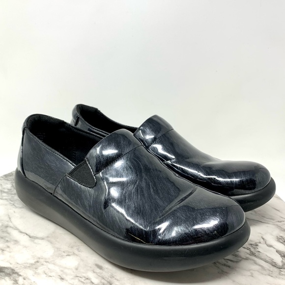 Alegria Shoes - Alegria Elly Pewter Fields Comfort Loafer Clogs 38/8-8.5 Career Classic Comfy